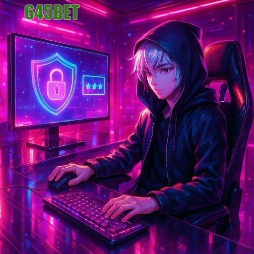 Imagem promocional da 645BET destacando login rápido e plataforma segura